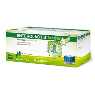 Enterolactis probiotico 8 miliardi 12fl
